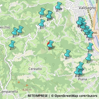 Mappa Contrada Cengio, 36078 Valdagno VI, Italia (1.45455)