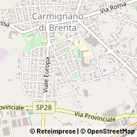 Karte Carmignano di Brenta