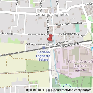 Mappa Via i maggio 38, 20020 Ceriano Laghetto, Monza e Brianza (Lombardia)