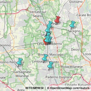 Mappa Via Nazionale dei Giovi, 20031 Cesano Maderno MB, Italia (2.71)