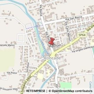 Mappa Via Roma, 110A, 31056 Roncade, Treviso (Veneto)