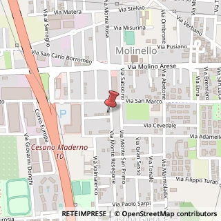 Mappa Via M. Resegone, 24, 20811 Cesano Maderno, Monza e Brianza (Lombardia)