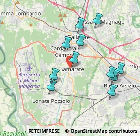 Mappa Via Rimembranze, 21017 Samarate VA, Italia (3.66182)