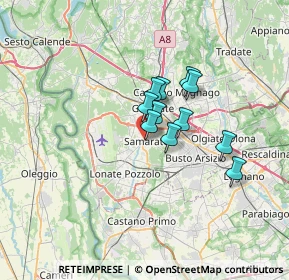 Mappa Via Rimembranze, 21017 Samarate VA, Italia (4.29727)