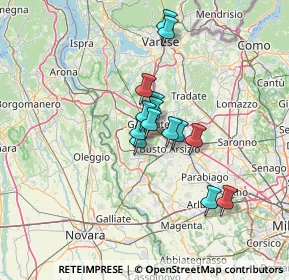 Mappa Via Rimembranze, 21017 Samarate VA, Italia (9.28429)