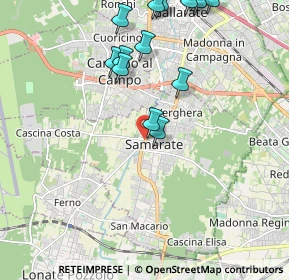 Mappa Via Rimembranze, 21017 Samarate VA, Italia (2.35)