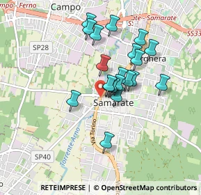 Mappa Via Rimembranze, 21017 Samarate VA, Italia (0.7025)