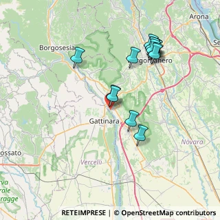Mappa Via Piave, 28078 Romagnano Sesia NO, Italia (7.66786)