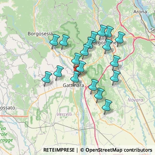Mappa Via Piave, 28078 Romagnano Sesia NO, Italia (6.63421)