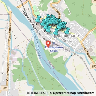 Mappa Via Piave, 28078 Romagnano Sesia NO, Italia (0.4585)