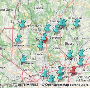 Mappa Via S. Benedetto, 20031 Cesano Maderno MB, Italia (9.997)