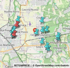 Mappa Via Mazzini, 20816 Ceriano Laghetto MB, Italia (2.004)