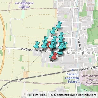 Mappa Via Mazzini, 20816 Ceriano Laghetto MB, Italia (0.2)