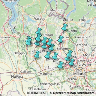 Mappa Via Guglielmo Marconi, 21050 Marnate VA, Italia (10.8)