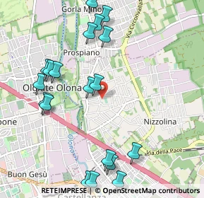 Mappa Via Guglielmo Marconi, 21050 Marnate VA, Italia (1.245)