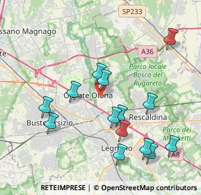 Mappa Via Guglielmo Marconi, 21050 Marnate VA, Italia (4.075)