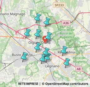 Mappa Via Guglielmo Marconi, 21050 Marnate VA, Italia (3.14)