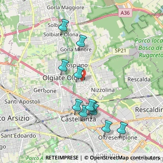 Mappa Via Guglielmo Marconi, 21050 Marnate VA, Italia (1.99909)