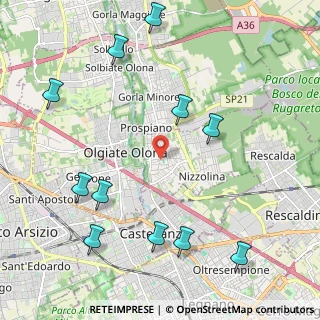 Mappa Via Guglielmo Marconi, 21050 Marnate VA, Italia (2.59364)