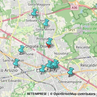 Mappa Via Guglielmo Marconi, 21050 Marnate VA, Italia (2.27667)