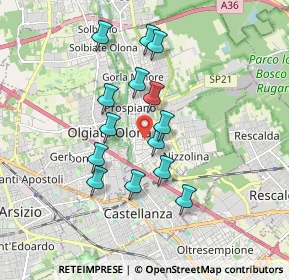 Mappa Via Guglielmo Marconi, 21050 Marnate VA, Italia (1.51)