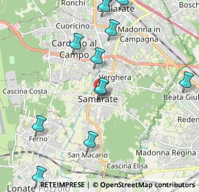 Mappa Via dello Statuto, 21017 Samarate VA, Italia (2.35167)