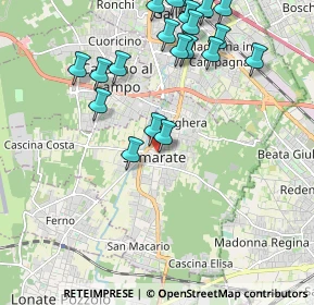 Mappa Via dello Statuto, 21017 Samarate VA, Italia (2.3325)