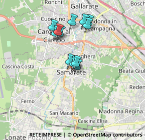 Mappa Via dello Statuto, 21017 Samarate VA, Italia (1.41833)