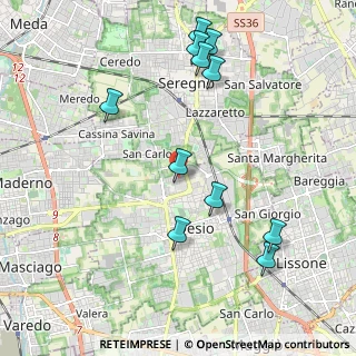 Mappa Via A. Cecov, 20832 Desio MB, Italia (2.23273)