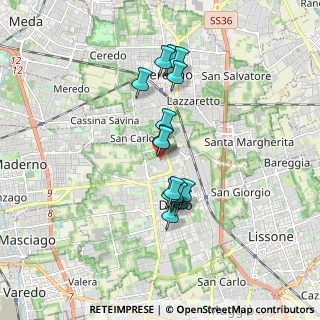 Mappa Via A. Cecov, 20832 Desio MB, Italia (1.428)
