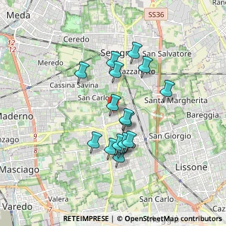 Mappa Via A. Cecov, 20832 Desio MB, Italia (1.4975)