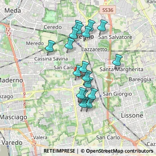 Mappa Via A. Cecov, 20832 Desio MB, Italia (1.61389)