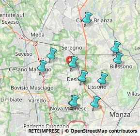 Mappa Via A. Cecov, 20832 Desio MB, Italia (3.80636)