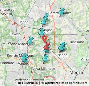 Mappa Via A. Cecov, 20832 Desio MB, Italia (3.30538)