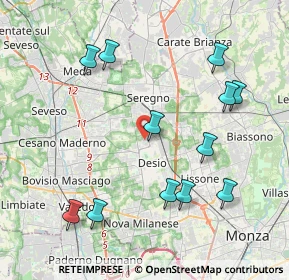 Mappa Via A. Cecov, 20832 Desio MB, Italia (4.37583)