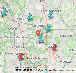 Mappa Via A. Cecov, 20832 Desio MB, Italia (5.60818)