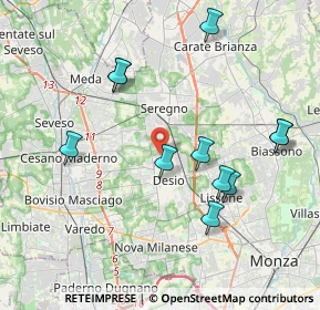 Mappa Via A. Cecov, 20832 Desio MB, Italia (4.00727)