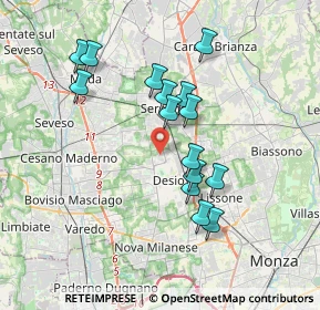 Mappa Via A. Cecov, 20832 Desio MB, Italia (3.27467)