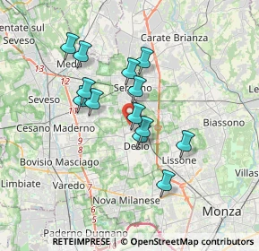 Mappa Via A. Cecov, 20832 Desio MB, Italia (2.84231)