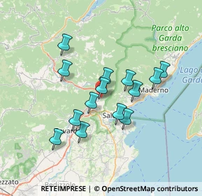 Mappa Via Marcantonio Turrini, 25079 Vobarno BS, Italia (5.87)