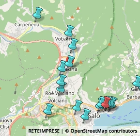 Mappa Via Marcantonio Turrini, 25079 Vobarno BS, Italia (2.711)