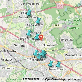 Mappa Via Guzzetti, 21050 Marnate VA, Italia (2.04727)