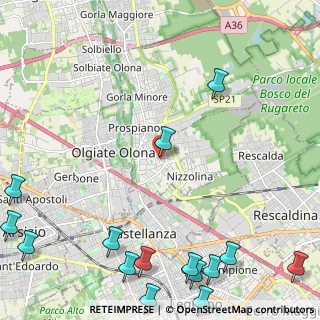 Mappa Via Guzzetti, 21050 Marnate VA, Italia (3.512)