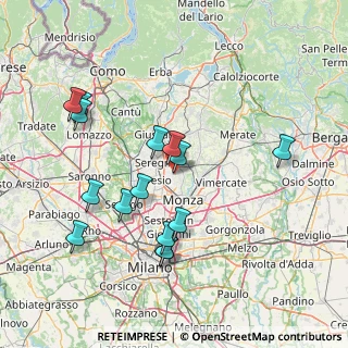 Mappa Via V. Bottego, 20851 Lissone MB, Italia (15.32467)