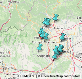 Mappa Via Serraglio, 36073 Cornedo Vicentino VI, Italia (12.27375)