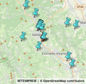 Mappa Via Serraglio, 36073 Cornedo Vicentino VI, Italia (3.077)