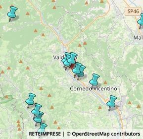 Mappa Via Serraglio, 36073 Cornedo Vicentino VI, Italia (4.89071)