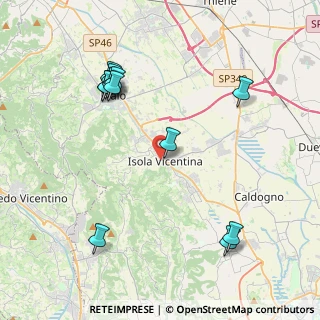 Mappa Via Giarre, 36033 Isola Vicentina VI, Italia (4.51)