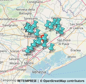 Mappa Via del Parco, 31056 Treviso TV, Italia (9.9105)