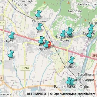 Mappa Via Guglielmo Marconi, 24060 Telgate BG, Italia (2.418)